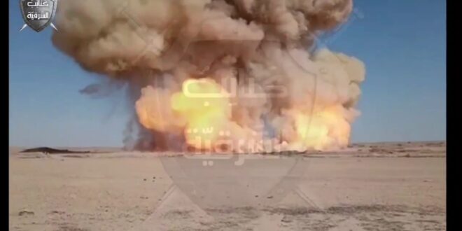 ديرالزور فصيل مجهول يفجر خط غاز الجبسة الريان Alsharq News